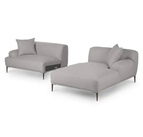 Abisko 94.5in Right Sectional - Welsh Gray, Performance Fabric
