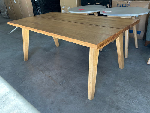 Madera 71” Solid Wood Dining Table - Oak