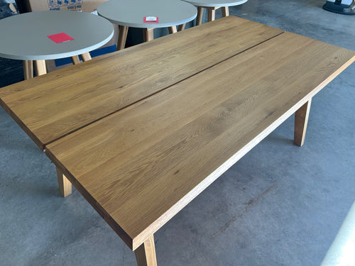 Madera 71” Solid Wood Dining Table - Oak