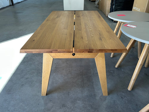 Madera 71” Solid Wood Dining Table - Oak