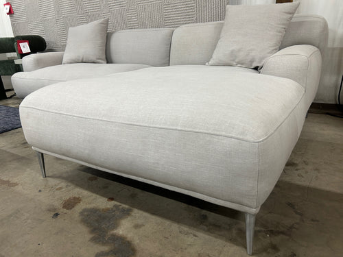 Abisko 94.5in Right Sectional - Welsh Gray, Performance Fabric