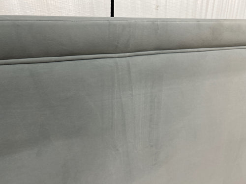 Interior Define Rowan King Fully Upholstered Canopy Bed- Spa Performance Plush Velvet