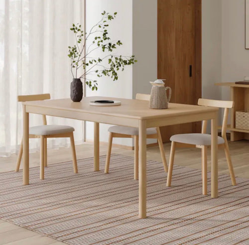 Heidi 62" - 82.75" Extendable Dining Table - White Oak
