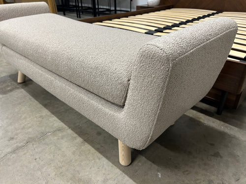 Gabriola 60" Bench - Sandstone Wool Bouclé