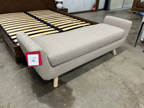 Gabriola 60" Bench - Sandstone Wool Bouclé