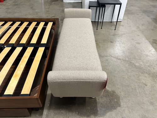 Gabriola 60" Bench - Sandstone Wool Bouclé