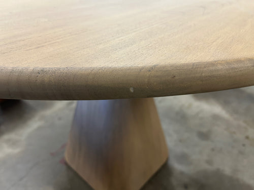 Kurasi 48" Solid Wood Round Dining Table - Natural