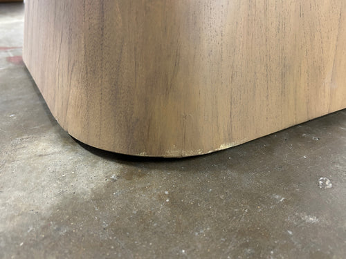 Kurasi 48" Solid Wood Round Dining Table - Natural