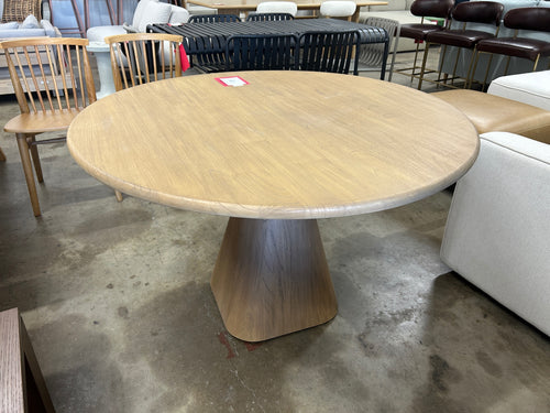 Kurasi 48" Solid Wood Round Dining Table - Natural