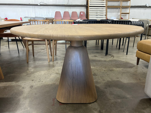 Kurasi 48" Solid Wood Round Dining Table - Natural