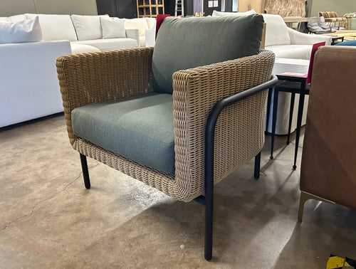 Aby 33" Outdoor Lounge Chair - Dravite Green