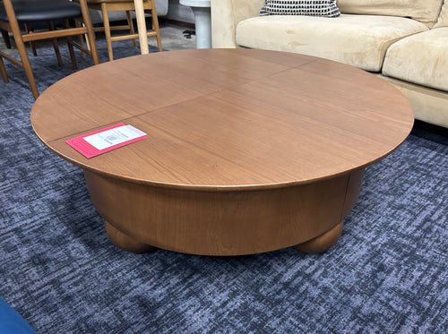 Sigrid 42.5" Storage Coffee Table - Smoked Oak