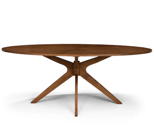 Conan 75" Oval Dining Table - Walnut
