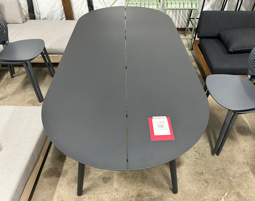 Ballo 78.5" Outdoor Dining Table - Black