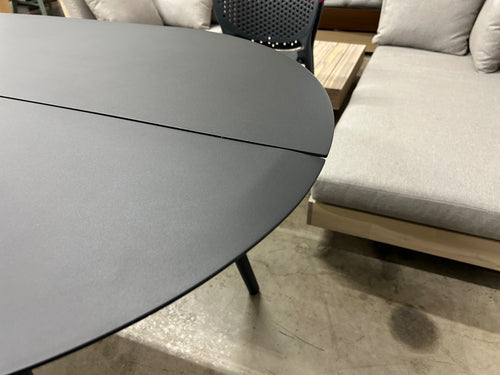 Ballo 78.5" Outdoor Dining Table - Black