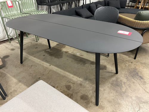 Ballo 78.5" Outdoor Dining Table - Black