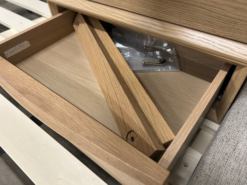 Pair Of Lenia Floating Nightstands - White Oak