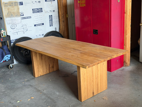 Clearance- Solid Wood Live Edge Dining Table