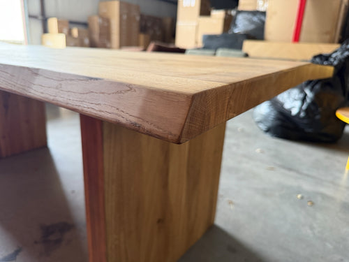 Clearance- Solid Wood Live Edge Dining Table