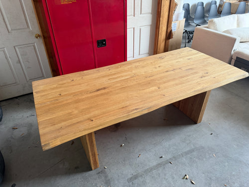 Clearance- Solid Wood Live Edge Dining Table