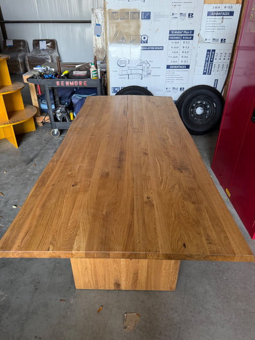 Clearance- Solid Wood Live Edge Dining Table