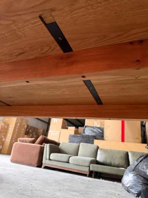 Clearance- Solid Wood Live Edge Dining Table