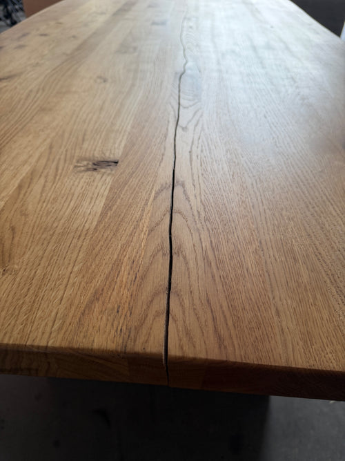 Clearance- Solid Wood Live Edge Dining Table