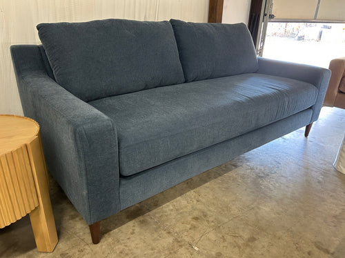 Interior Define Sloan Fabric 2-Seat Sofa- Dusk Performance Brushed Knit