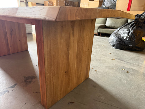 Clearance- Solid Wood Live Edge Dining Table