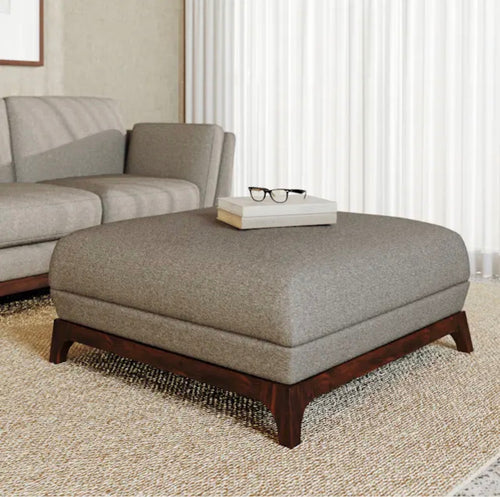 Ceni 35in Ottoman - Quarry Gray