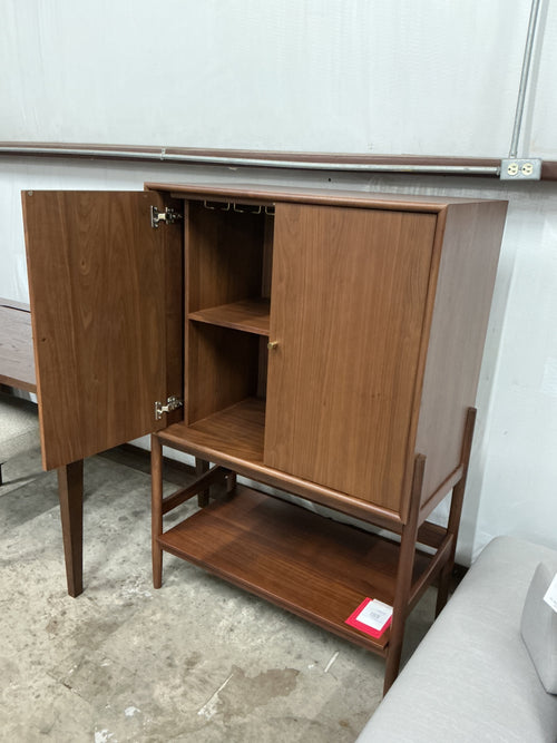 Cotu 37" Bar Cabinet - Walnut