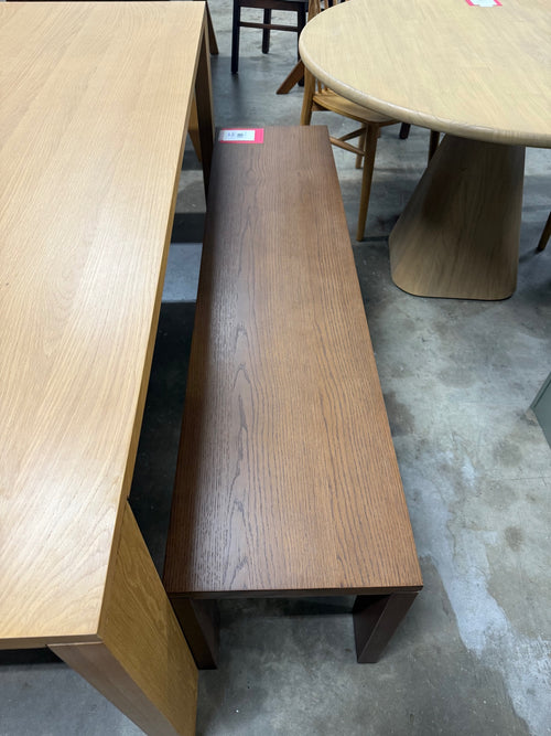 Dako 61in Bench - Smoked Oak