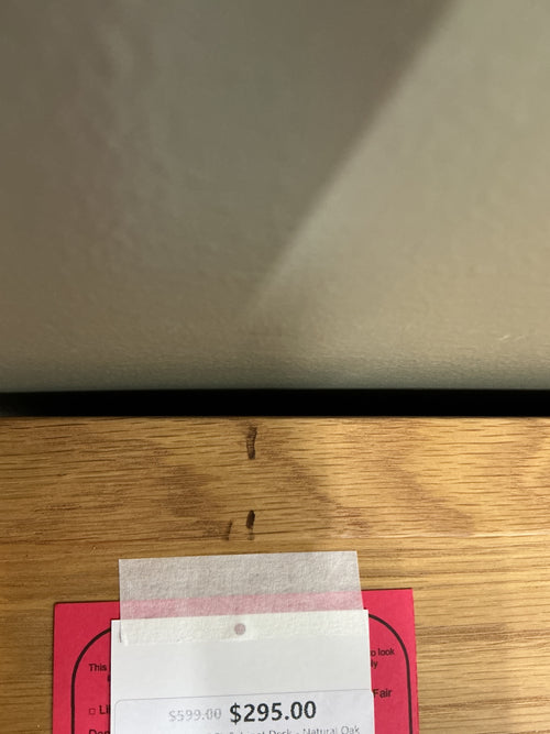 Fantol 35.5" Cabinet Desk - Natural Oak