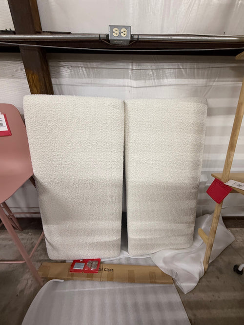 Noel Headboard Extension Panels- Lunaria White Boucle  (Set Of 2)