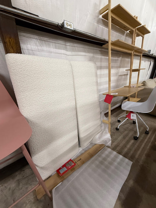 Noel Headboard Extension Panels- Lunaria White Boucle  (Set Of 2)