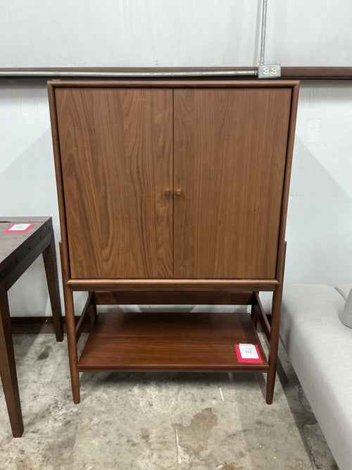 Cotu 37" Bar Cabinet - Walnut