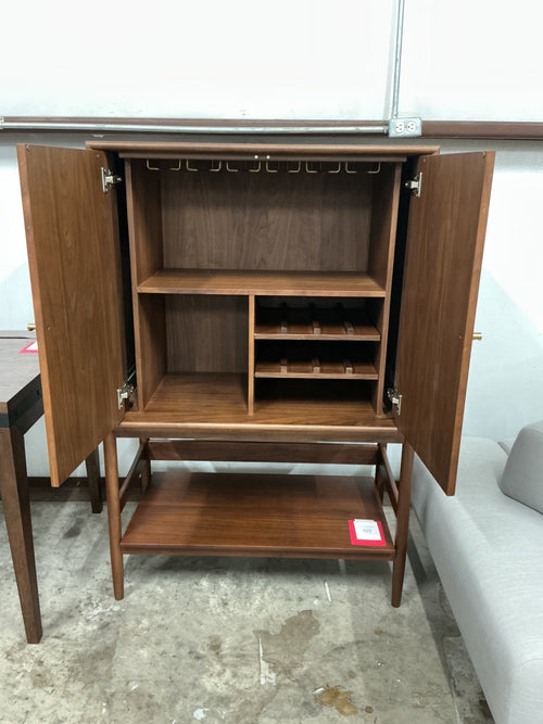 Cotu 37" Bar Cabinet - Walnut