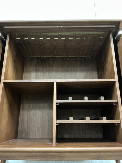 Cotu 37" Bar Cabinet - Walnut