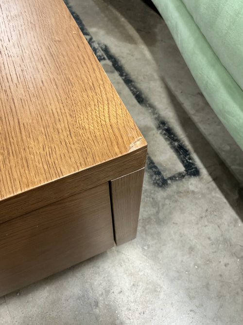 Leif 47" Storage Coffee Table - Smoked Oak