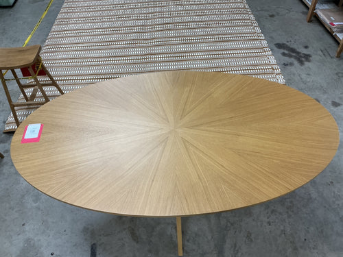 Conan 75" Oval Dining Table - Oak