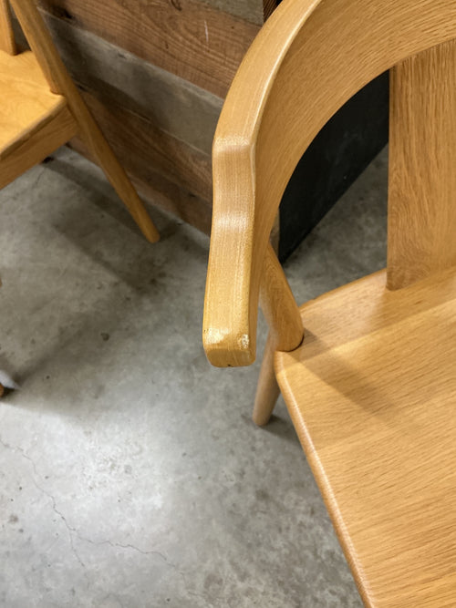 Set of 6 Morton Dining Chairs - Oak