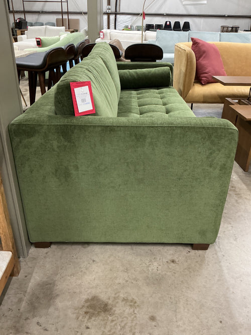 Poly & Bark Napa 82” Pull-Out Sofa Bed - Distressed Green Velvet