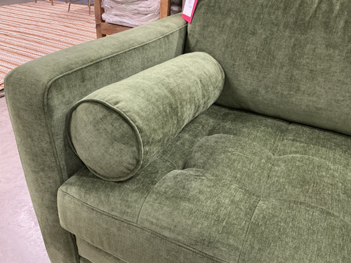 Poly & Bark Napa 82” Pull-Out Sofa Bed - Distressed Green Velvet