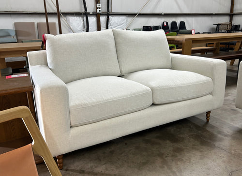 Interior Define Sloan Fabric Sofa and Loveseat Set - Bisque Performance Classic Weave