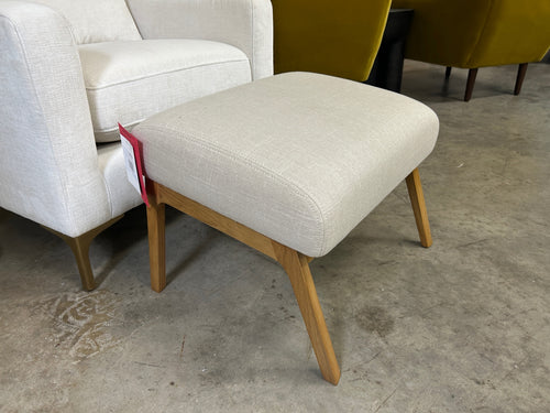 Otio Ottoman - Oak And Welsh Taupe