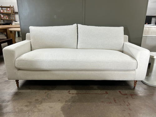Interior Define Sloan Fabric Sofa and Loveseat Set - Bisque Performance Classic Weave