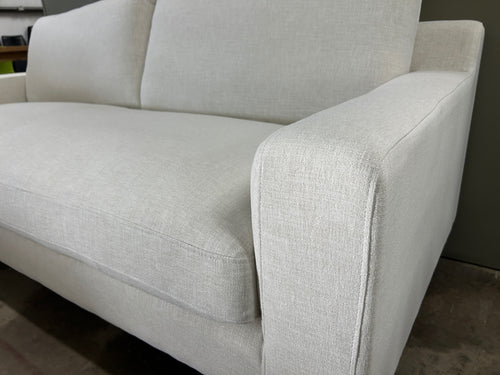 Interior Define Sloan Fabric Sofa and Loveseat Set - Bisque Performance Classic Weave