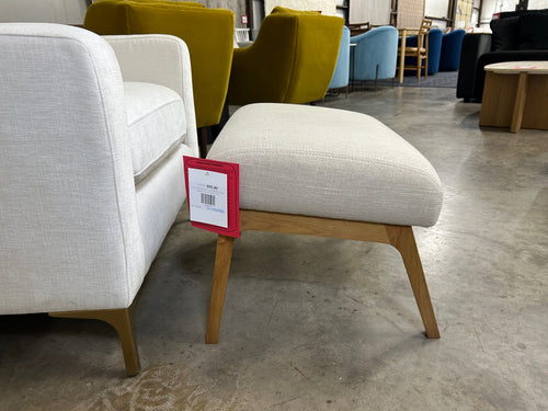 Otio Ottoman - Oak And Welsh Taupe