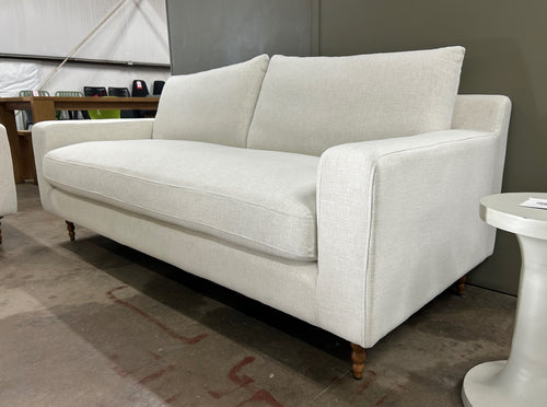 Interior Define Sloan Fabric Sofa and Loveseat Set - Bisque Performance Classic Weave