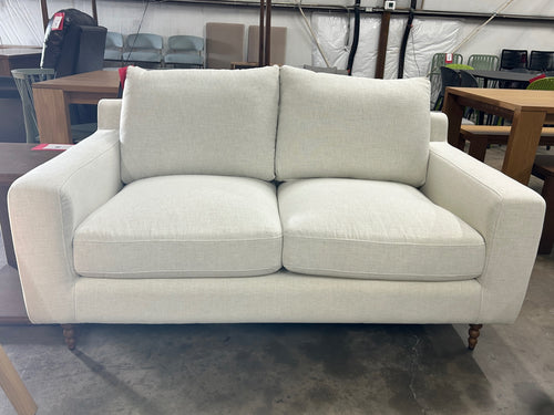 Interior Define Sloan Fabric Sofa and Loveseat Set - Bisque Performance Classic Weave